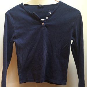 Brandy Melville navy blue long sleeve